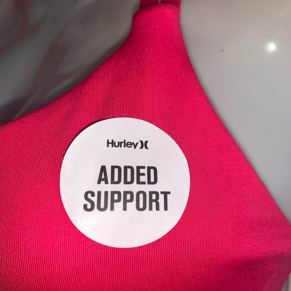 Hurley Max Solid Pull on Bikini Top BNWT $15 - Picture 6 of 9